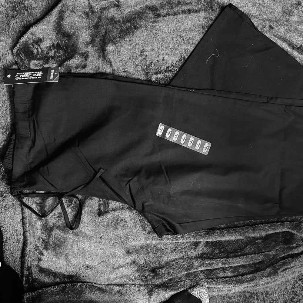 Cherokee Black scrub pants Large tall